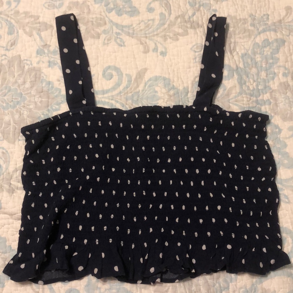 polk o dot tank top